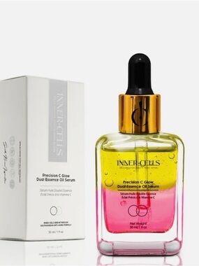 Precision C Glow Dual Essence Oil Serum - White